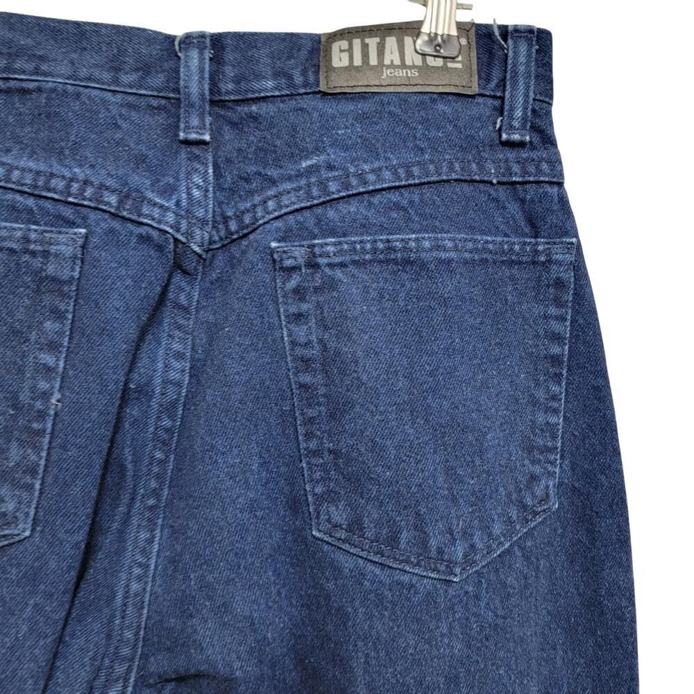 Gitano Vintage High Waist Mom Jeans Dark Wash Size 12 Petite 80s